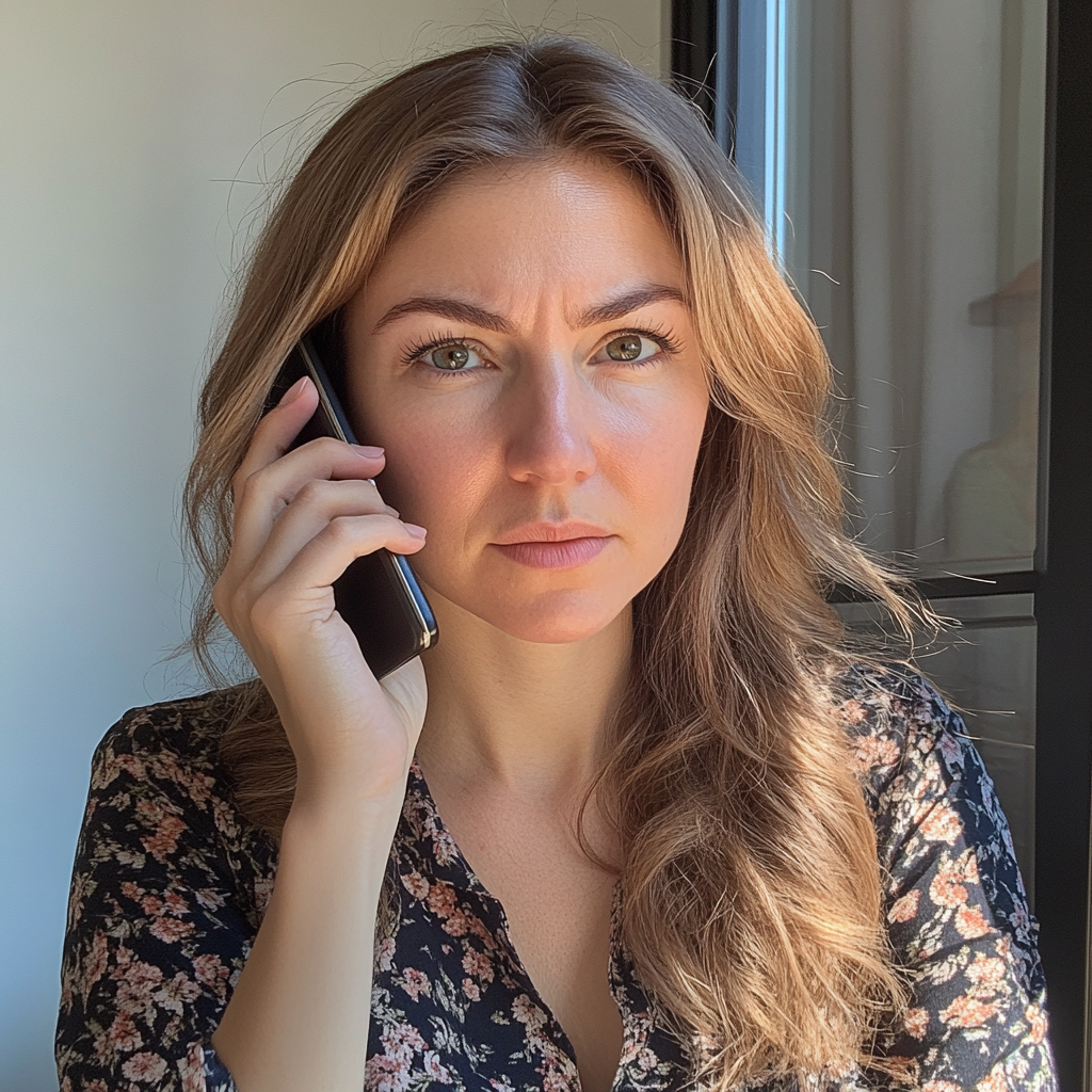 Eine Frau spricht am Telefon | Quelle: Midjourney