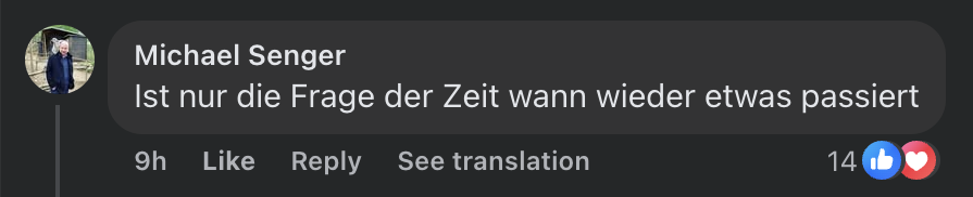Kommentare im Netz | Quelle: facebook.com/share/p/1789srEYd5/