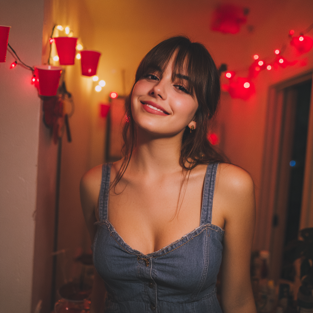 Eine lächelnde junge Frau | Quelle: Midjourney