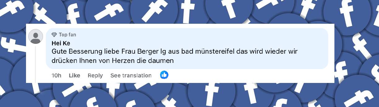 Facebook-Kommentar | Quelle: facebook.com/Bunte.de