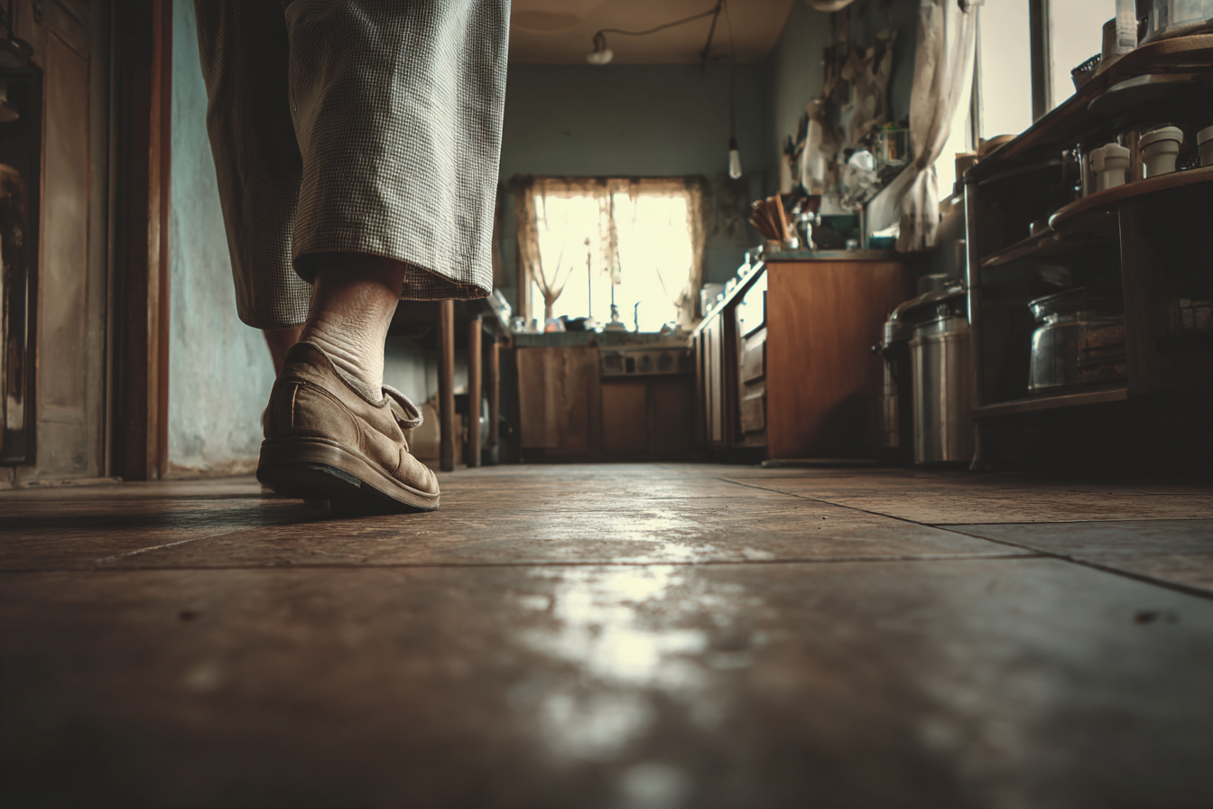 Eine Nahaufnahme der Schuhe einer Frau | Quelle: Midjourney