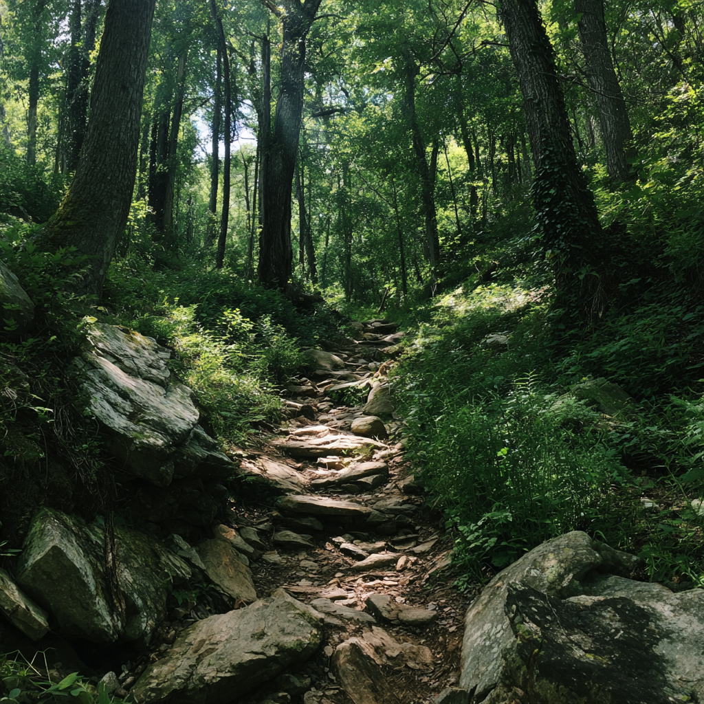 Ein schöner Wanderweg | Quelle: Midjourney