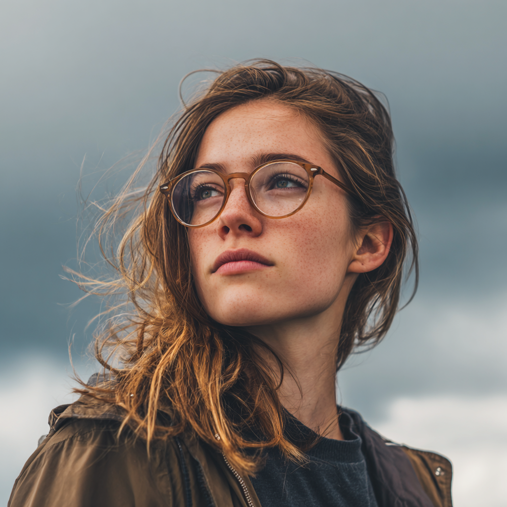 Eine Frau, die draußen steht | Quelle: Midjourney