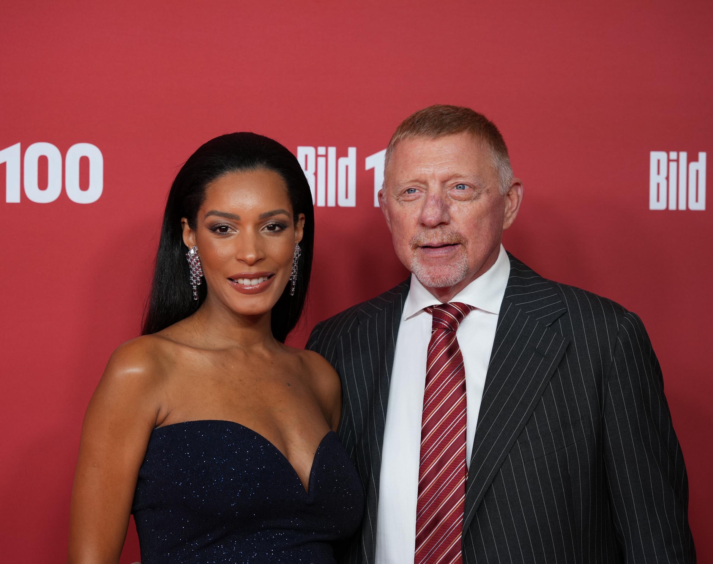 Boris Becker und seine Frau Lilian de Carvalho Monteiro | Quelle: Getty Images