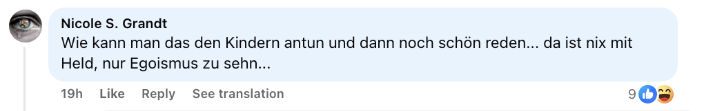 Nutzer-Kommentar | Quelle: Facebook/RTL Aktuell