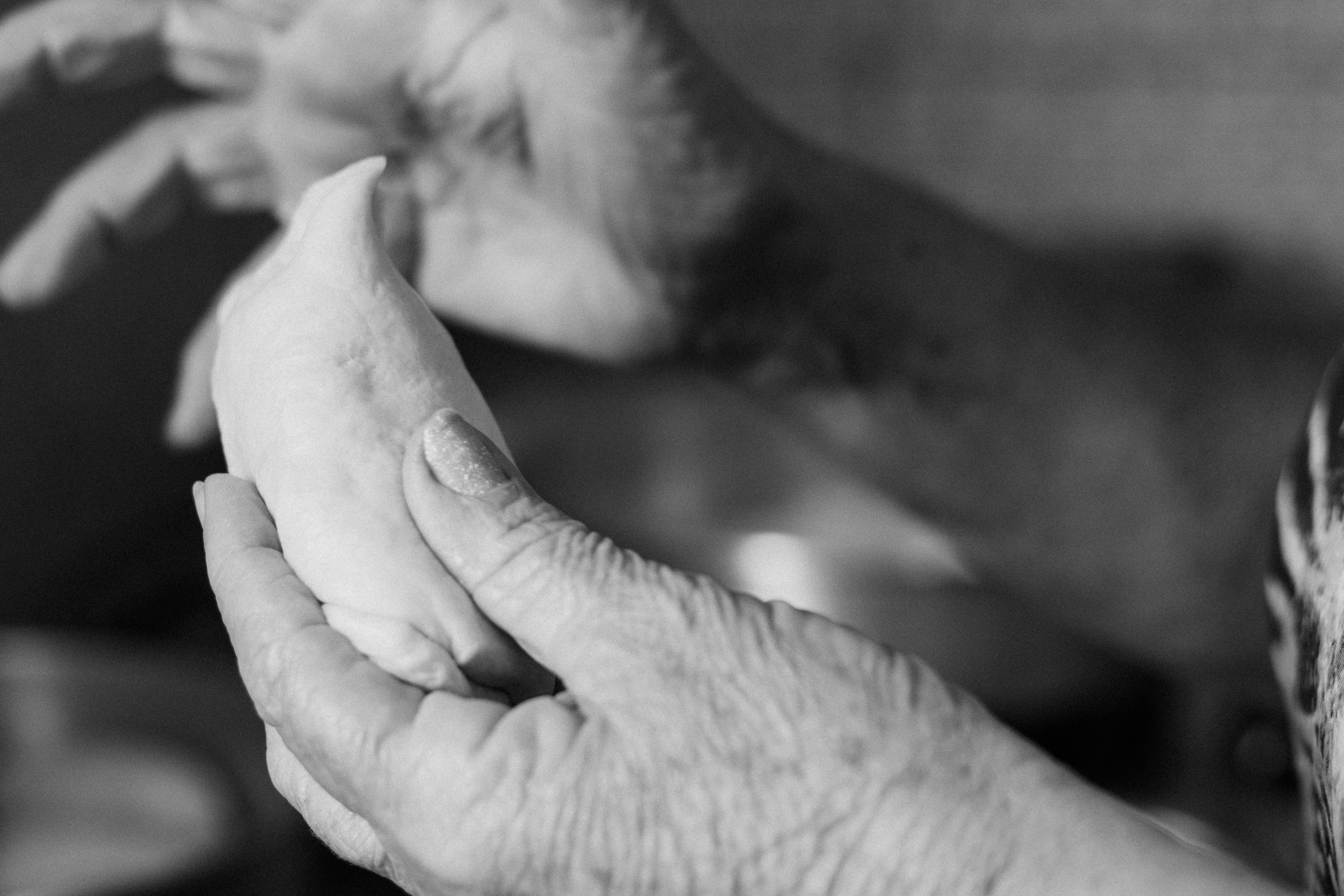 Eine Person mit Teig in der Hand | Quelle: Pexels