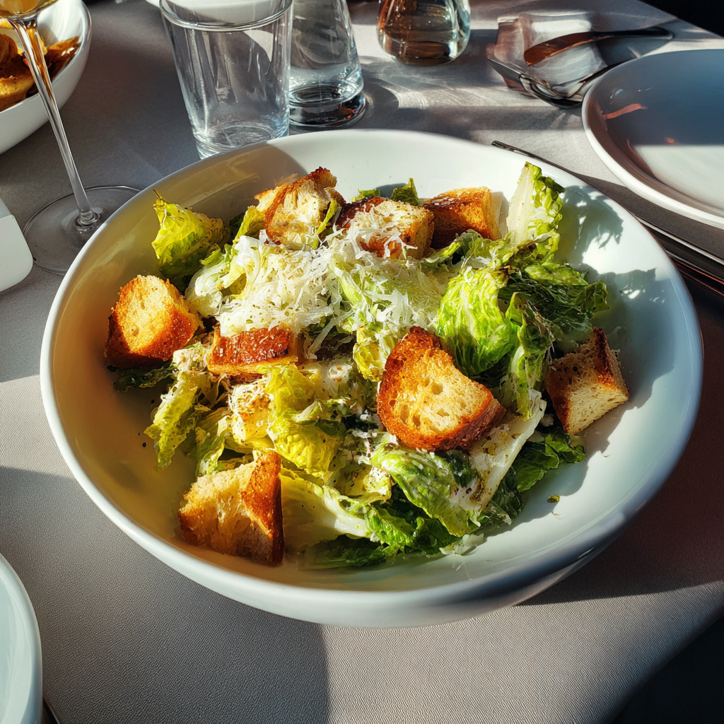 Ein Teller mit Salat | Quelle: Midjourney