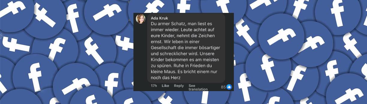 Nutzer zeigt sich schockiert über den Vorfall | Quelle: Facebook/AmoMama Deutschland