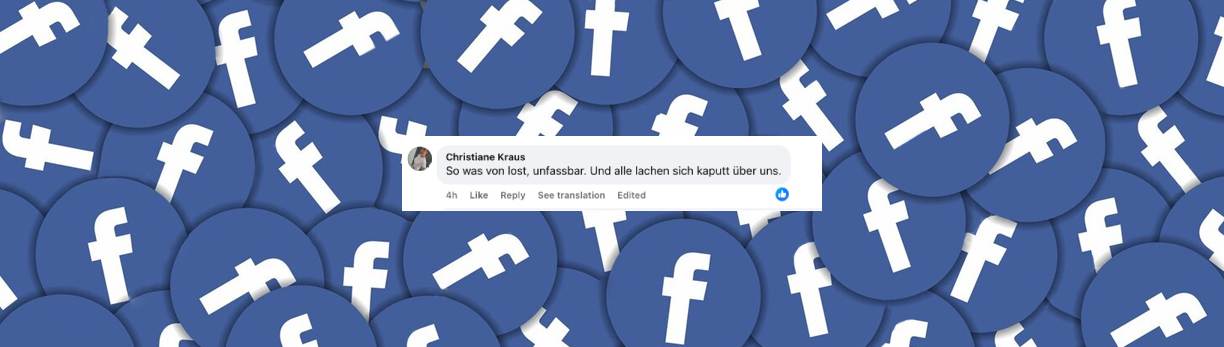 Nutzer kommentiert den peinlichen Zwischenfall | Quelle: Facebook/RTL Aktuell