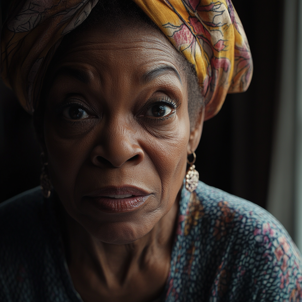 Kobieta patrząca prosto przed siebie | Źródło: Midjourney