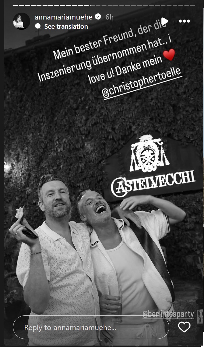 Screenshots der Stories der Schauspielerin | Quelle: Instagram/annamariamuehe