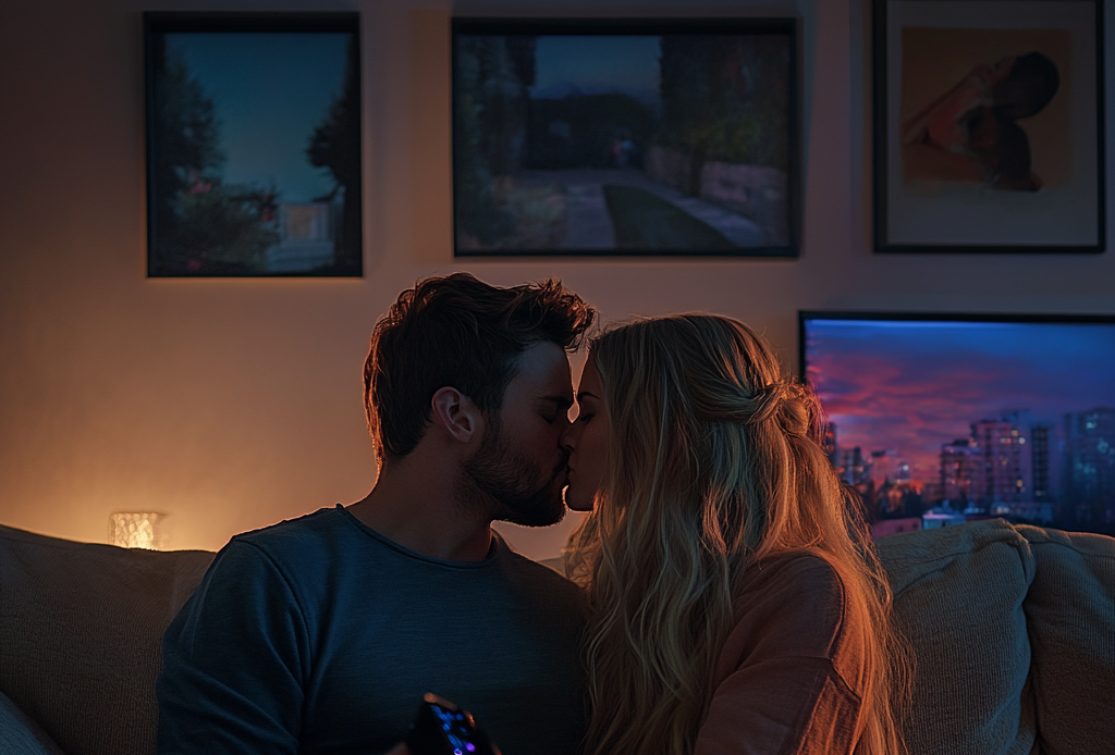 Kochankowie spędzający intymne chwile | Źródło: Midjourney