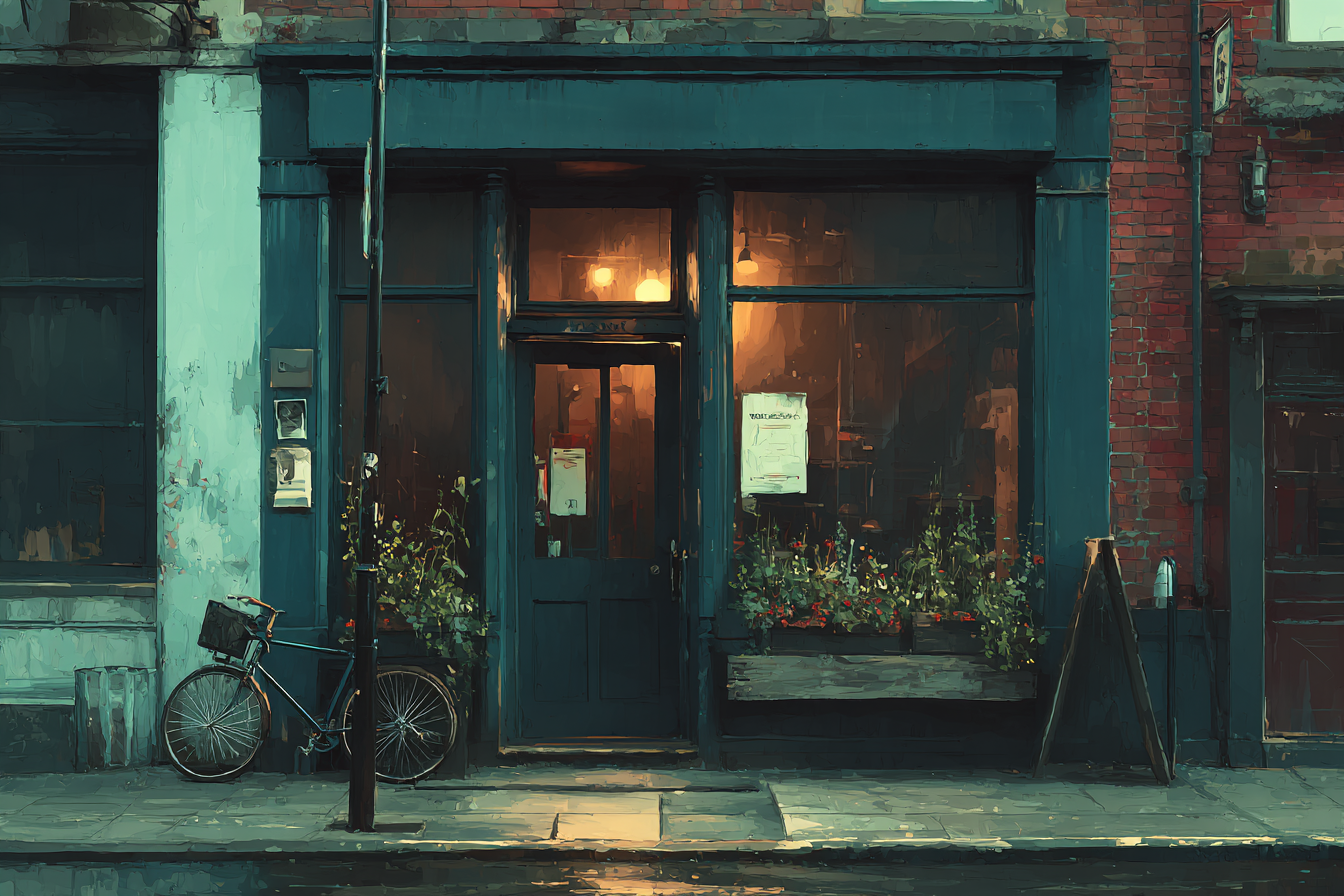 Ein Café | Quelle: Midjourney