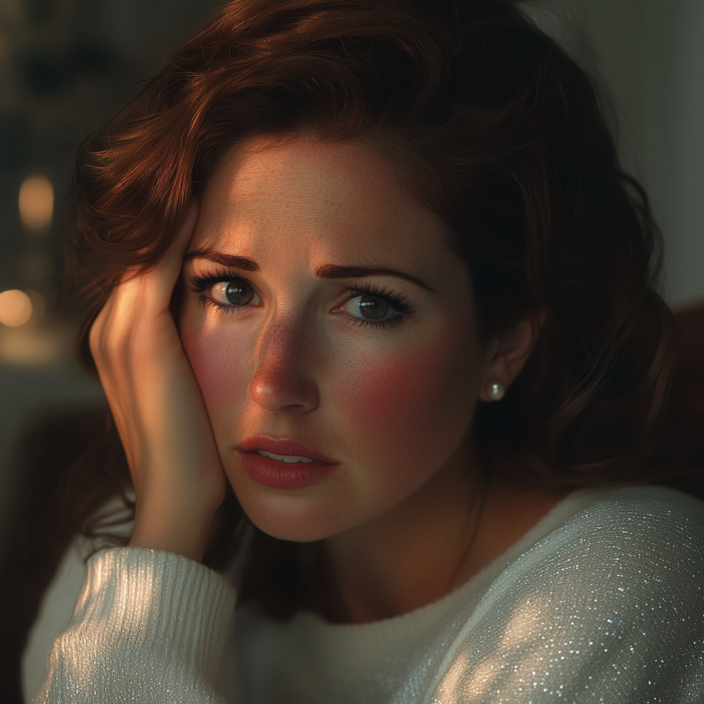 Eine traurige Frau | Quelle: Midjourney