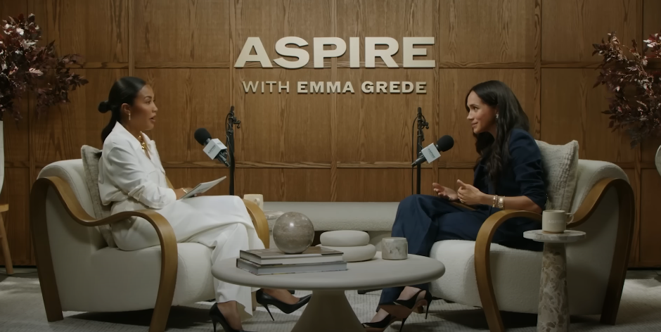 Meghan Markle spricht über ihr virales Video "Baby Momma Dance" bei "Aspire with Emma Grede" am 17. Juni 2025 | Quelle: Youtube/Emma Grede