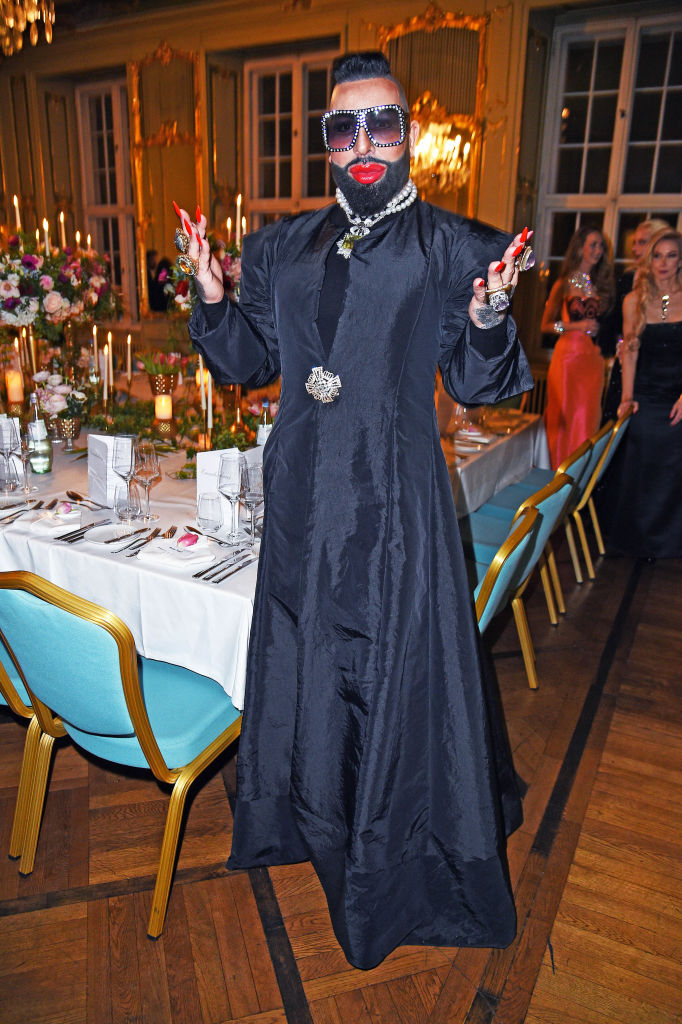 Harald Glööckler während des Harald Glööckler „My Style Rocks“ Fashion Dinner im Ermelerhaus am 29. Januar 2025 in Berlin | Quelle: Getty Images