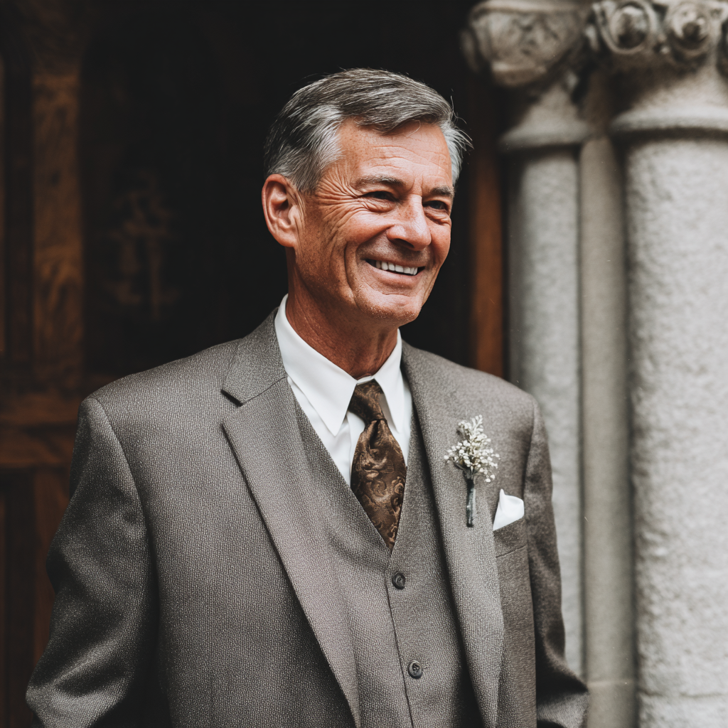 Ein lächelnder Mann im Anzug | Quelle: Midjourney