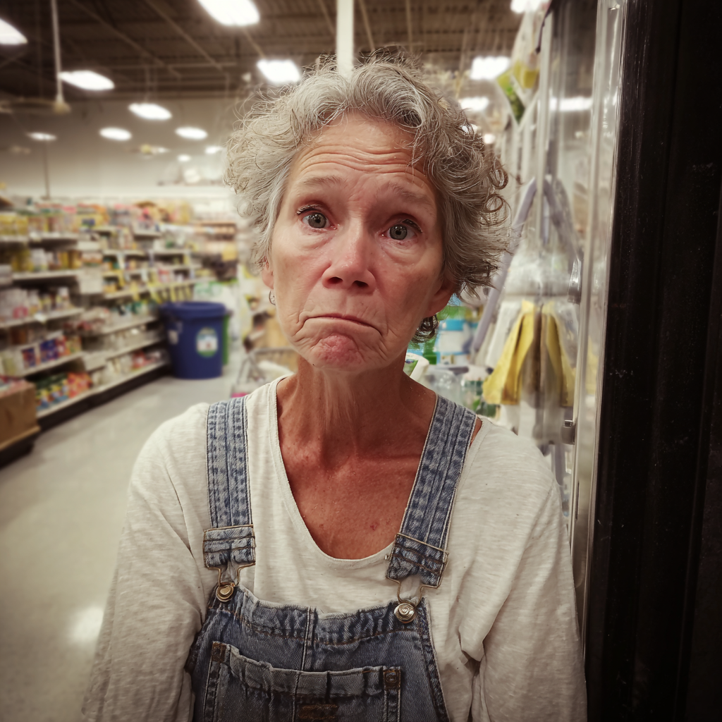 Eine Nahaufnahme einer emotionalen Frau | Quelle: Midjourney