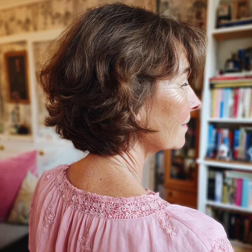 Die Rückansicht einer selbstgefälligen Frau | Quelle: Midjourney