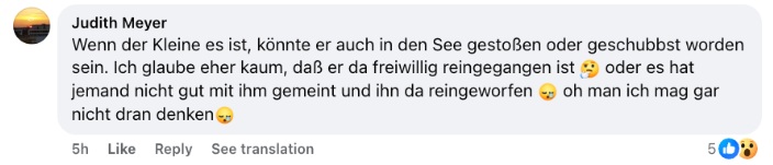 Besorgter Nutzer zum Fall Fabians | Quelle: facebook/Bild