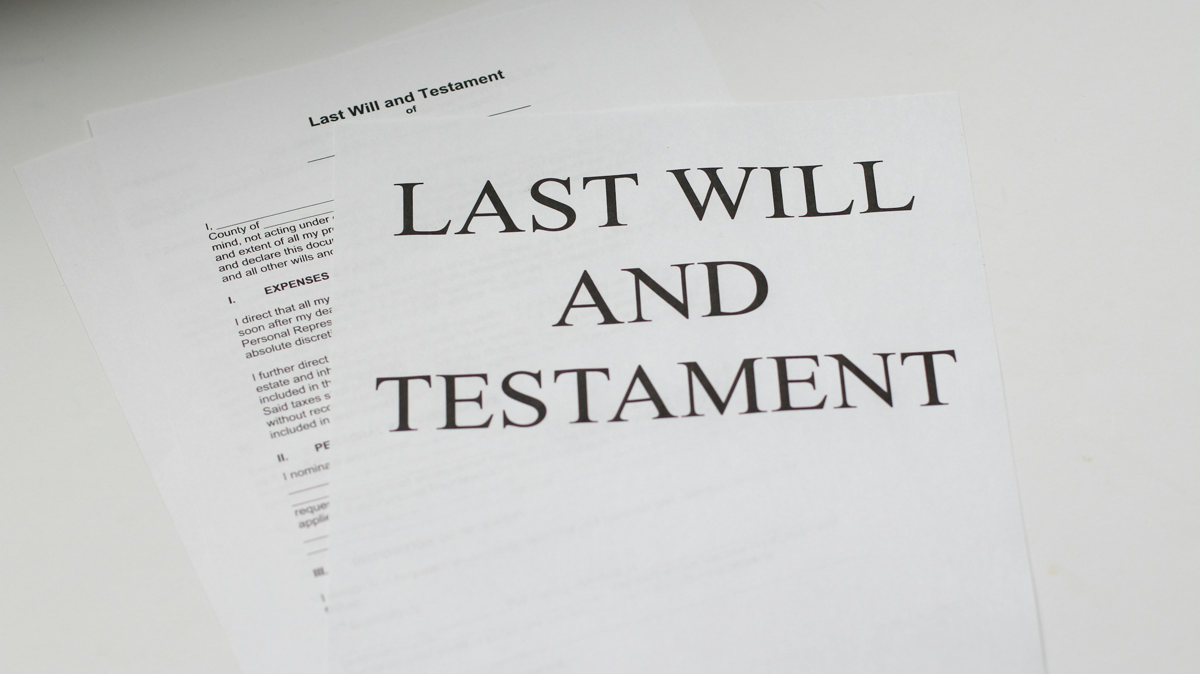 Ein Testamentsdokument | Quelle: Unsplash