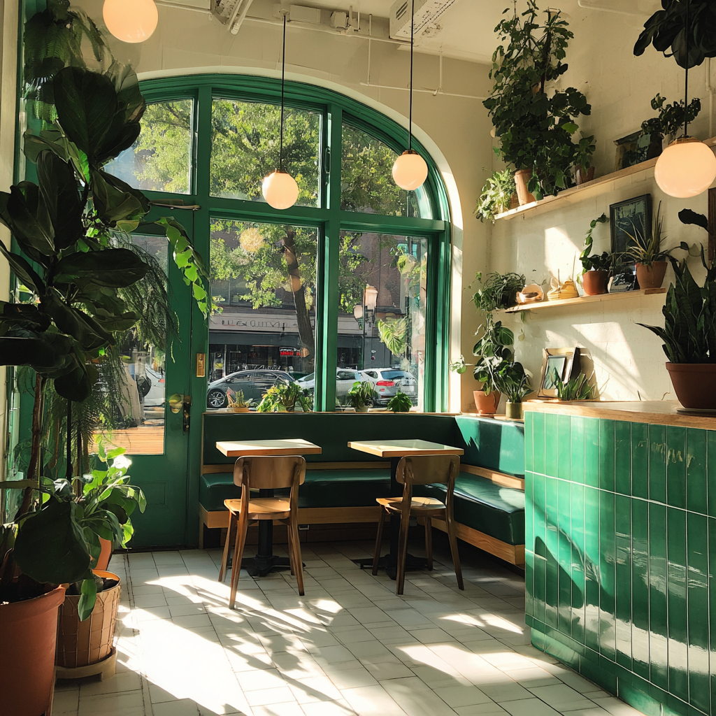 Das Innere eines Cafés | Quelle: Midjourney