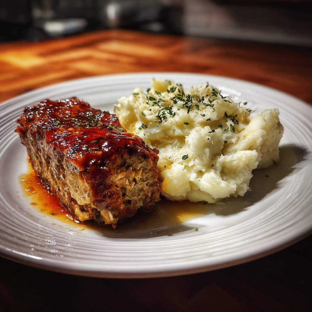 Ein Teller mit Essen auf einem Tisch | Quelle: Midjourney