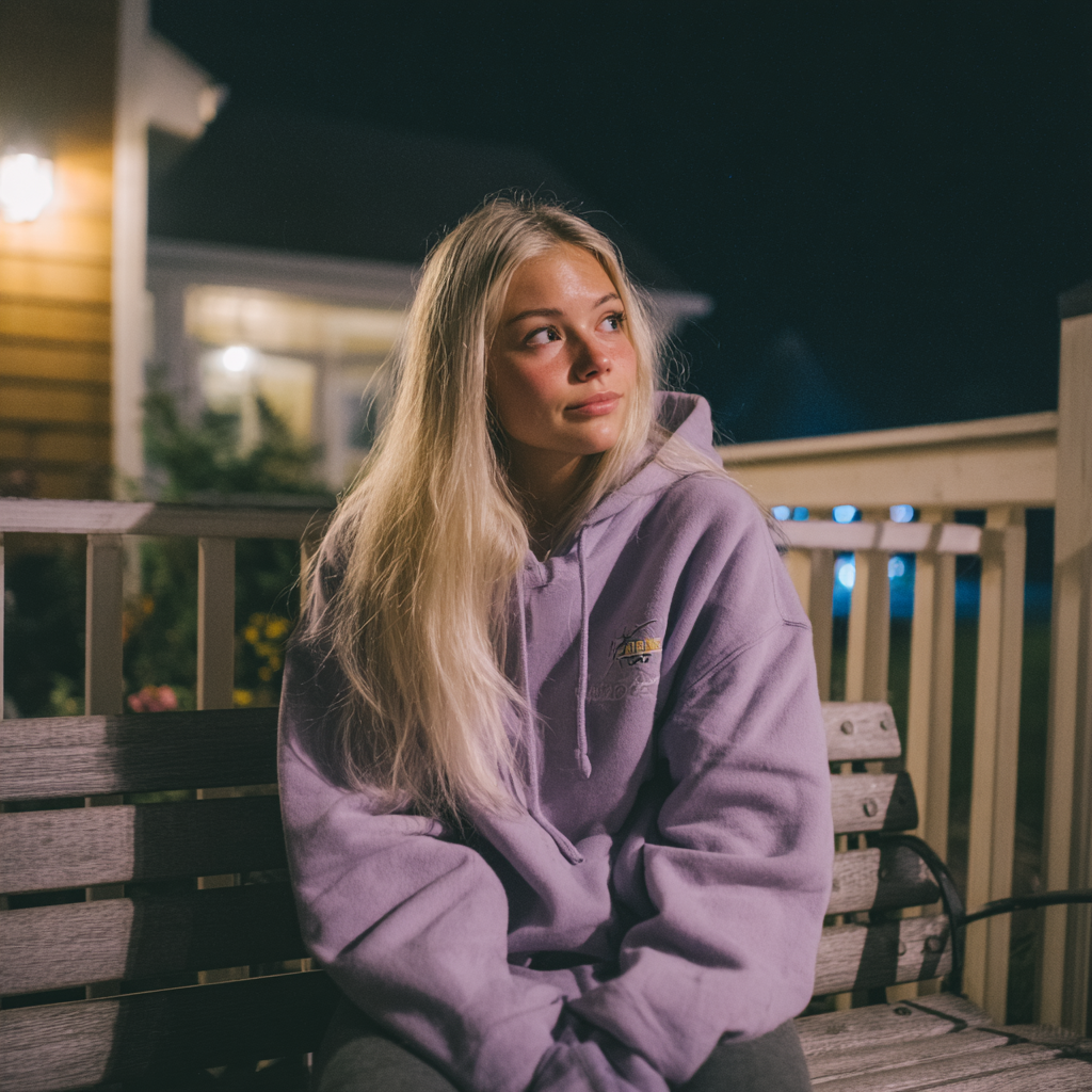 Eine nachdenkliche junge Frau | Quelle: Midjourney