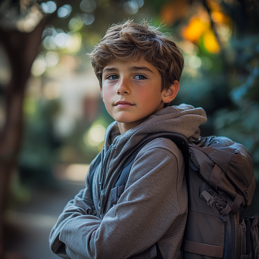 Ein stolzer Schuljunge | Quelle: Midjourney