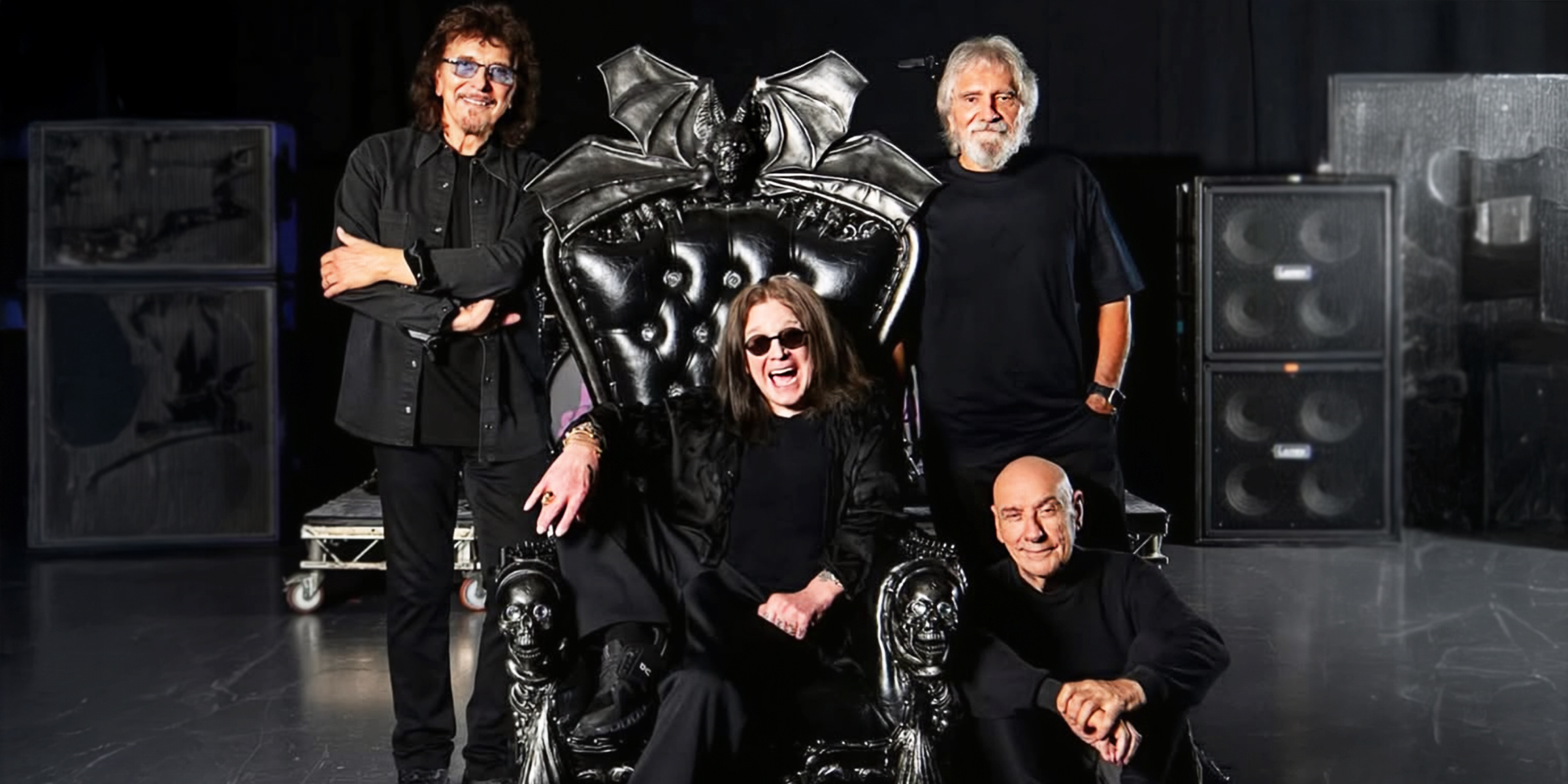 Die Band Black Sabbath mit Ozzy Osbourne | Quelle: Getty Images