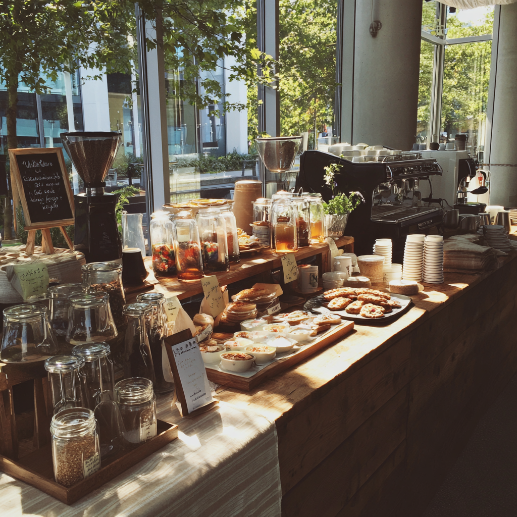 Eine Kaffeebar | Quelle: Midjourney