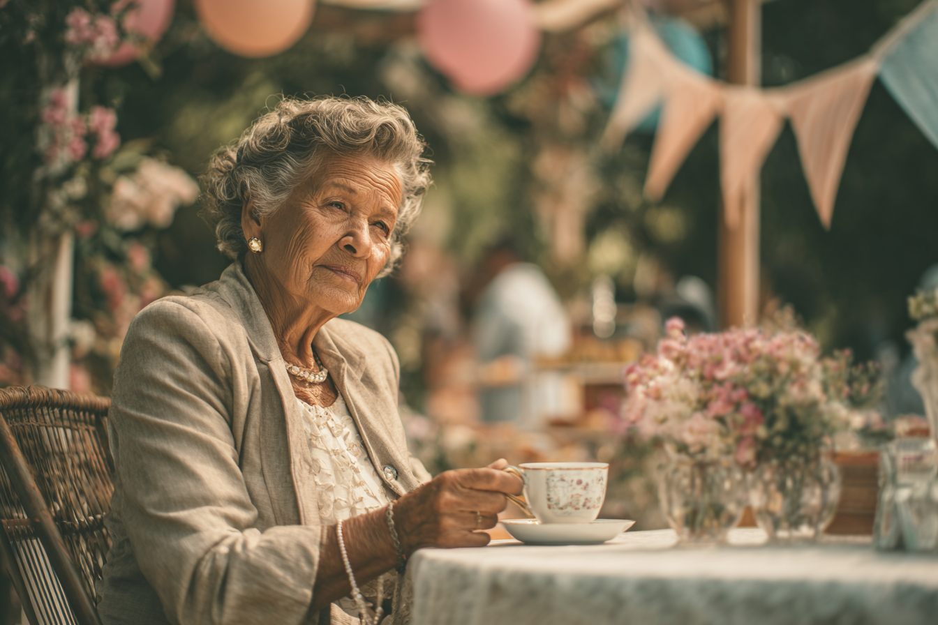 Eine ältere Frau | Quelle: Midjourney