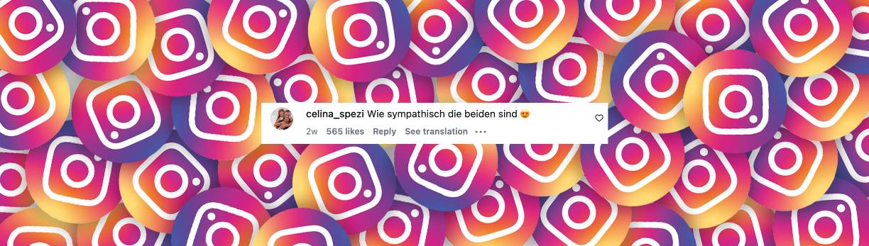 Nutzerkommentar | Quelle: Instagram/ichbineinstar.rtl