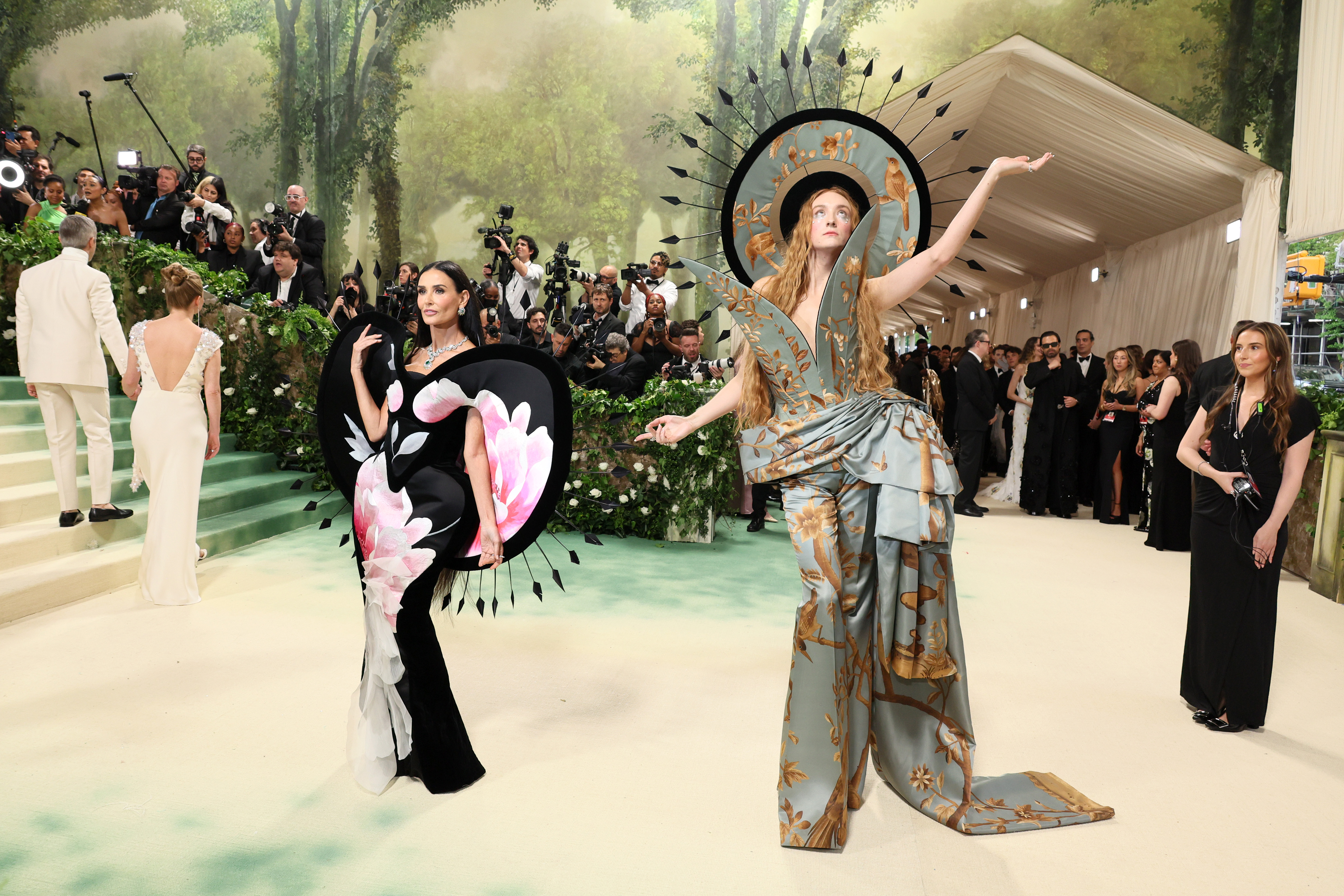 Demi Moore und Harris Reed besuchen die Met Gala | Quelle: Getty Images
