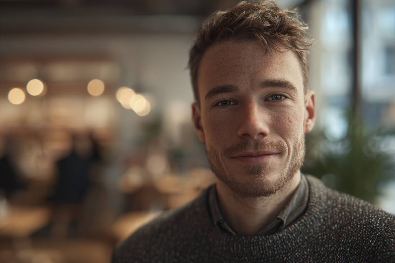 Ein Mann, der geradeaus schaut | Quelle: Midjourney