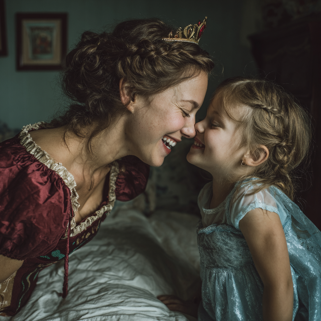 Eine Mutter, die mit ihrer Tochter zusammen ist | Quelle: Midjourney