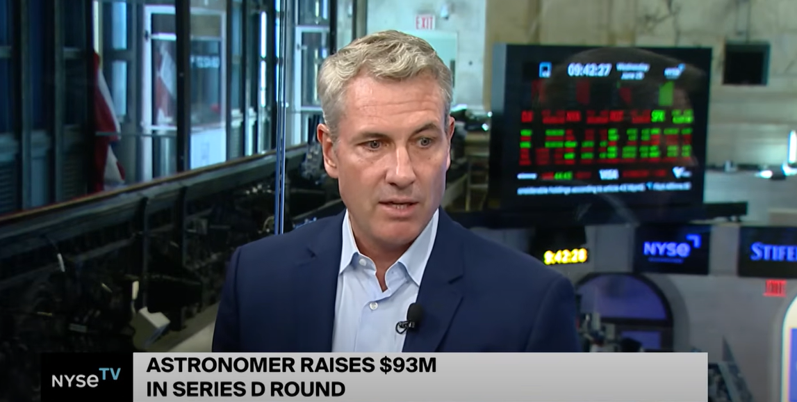 Andy Byron spricht mit NYSE TV Live über die Börse, aus einem YouTube-Beitrag vom 25. Juni 2025 | Quelle: YouTube/NYSETV