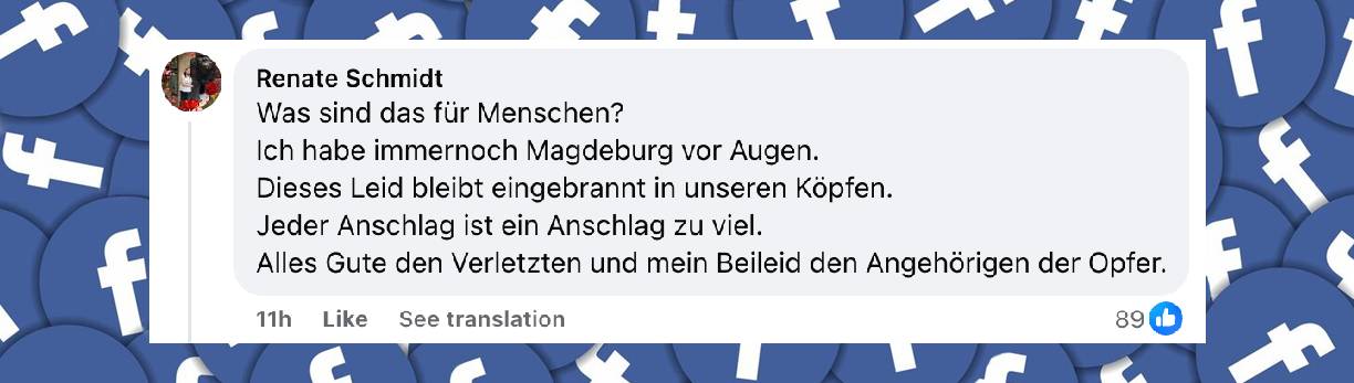 Facebook-Kommentare zu dem Vorfall | Quelle: facebook.com/share/p/1AzDSt6CgS/