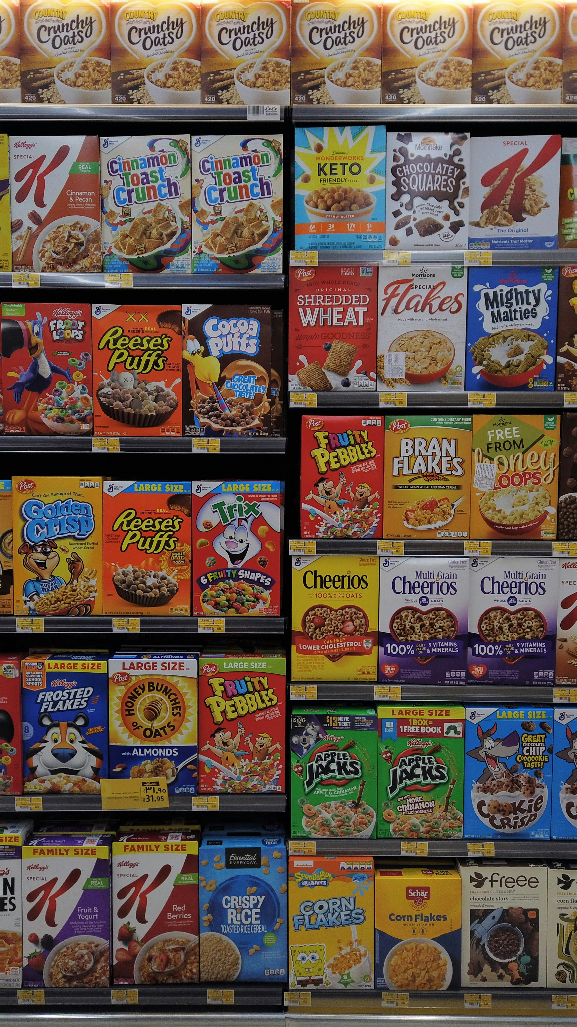 Ein Müsli-Gang in einem Geschäft | Quelle: Unsplash