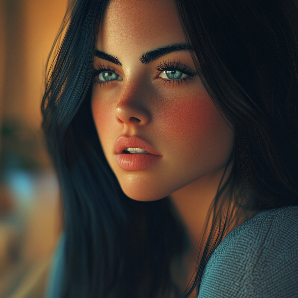 Portret emocjonalnej kobiety | Źródło: Midjourney