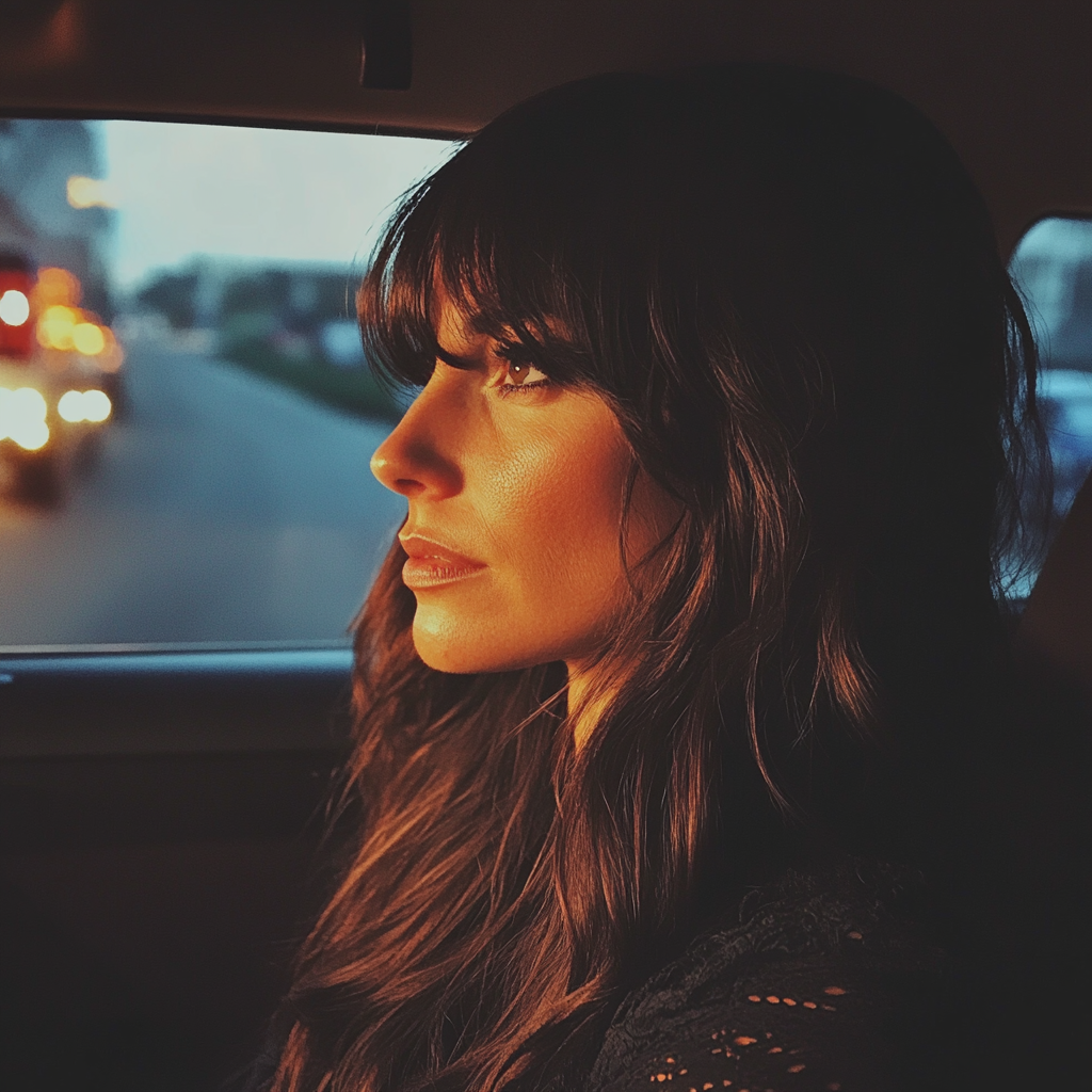 Eine Frau am Steuer eines Autos | Quelle: Midjourney