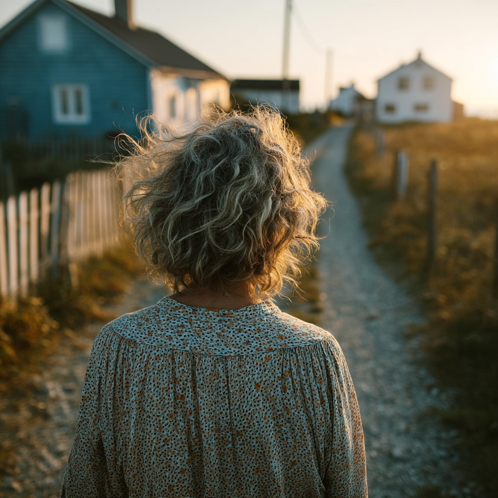 Eine Frau, die weggeht | Quelle: Midjourney