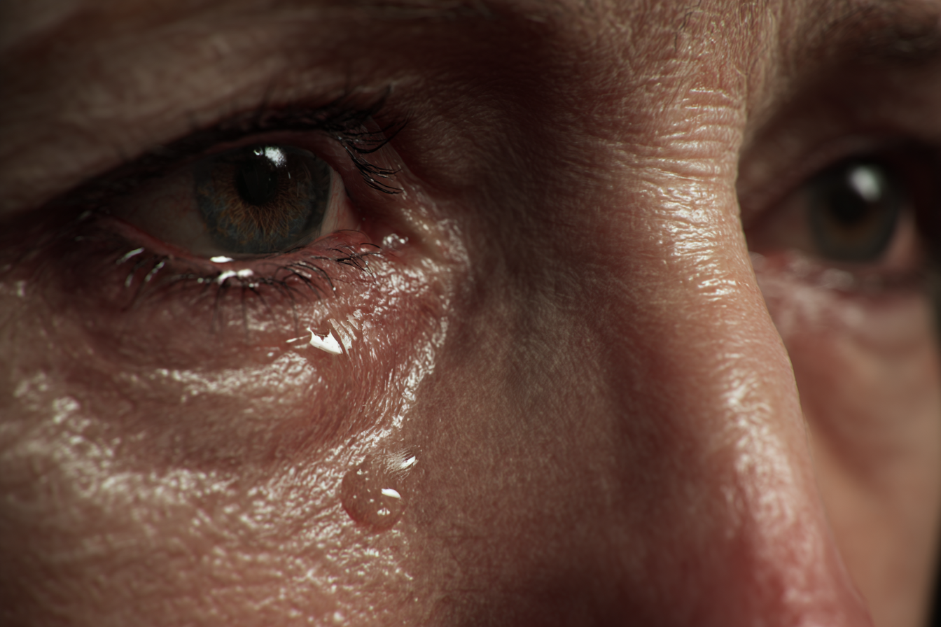 Eine Nahaufnahme der Augen einer älteren Frau | Quelle: Midjourney