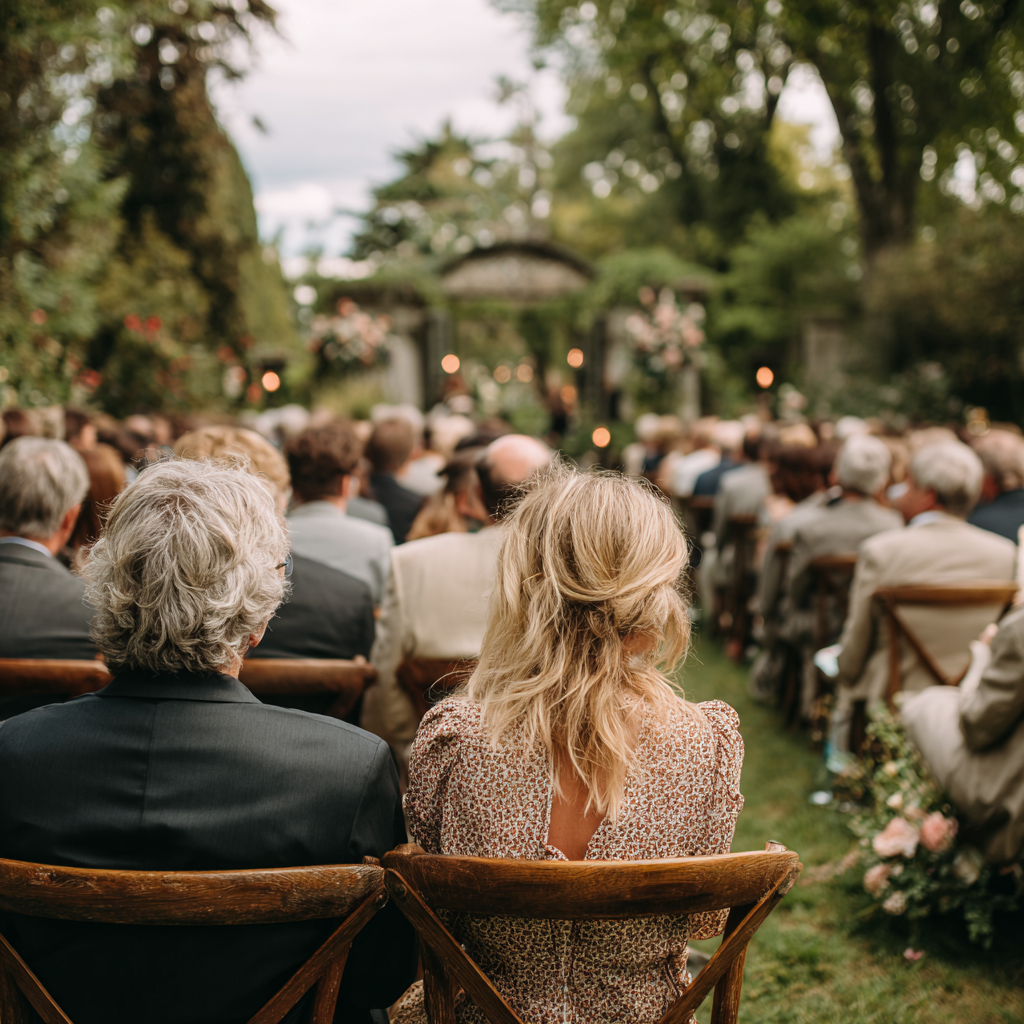 Gäste bei einer Hochzeit | Quelle: Midjourney