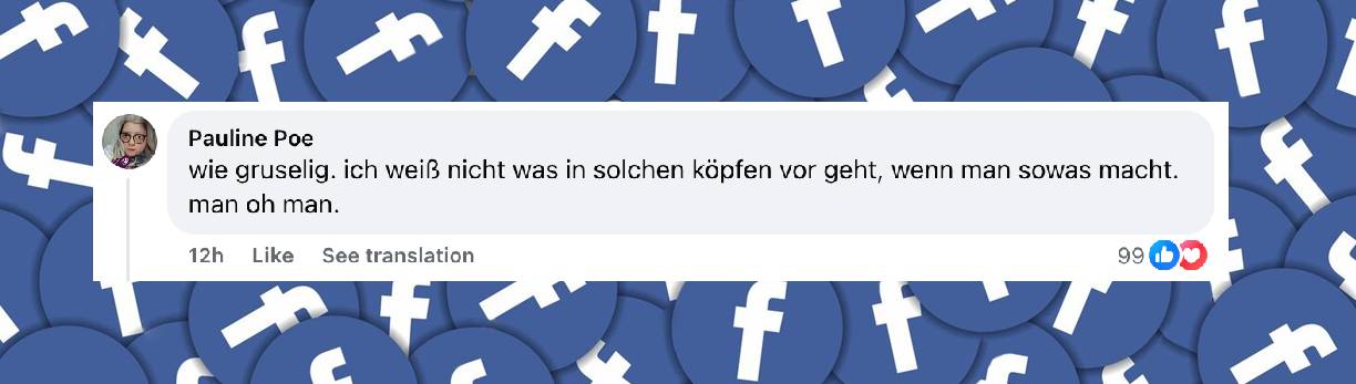 Facebook-Kommentare zu dem Vorfall | Quelle: facebook.com/share/p/1AzDSt6CgS/
