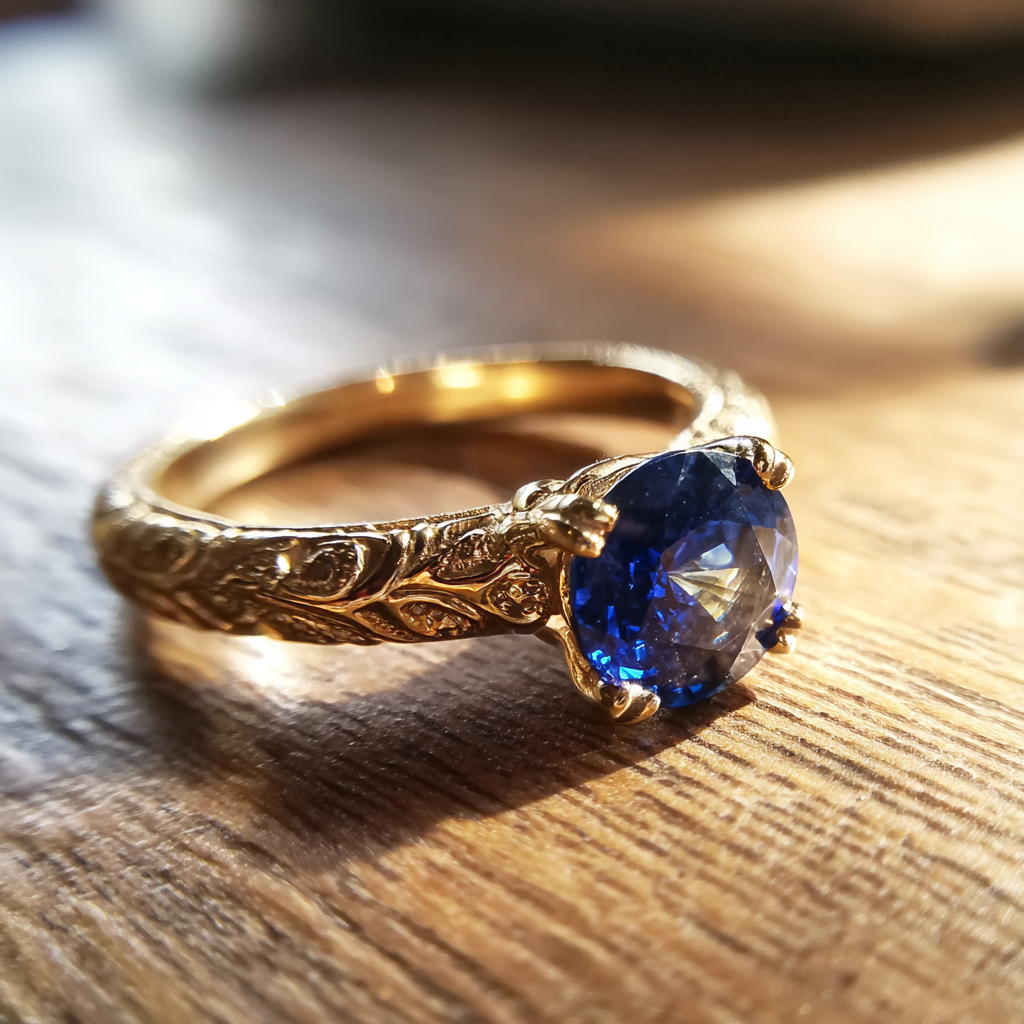 Ein Ring auf einem Tisch | Quelle: Midjourney