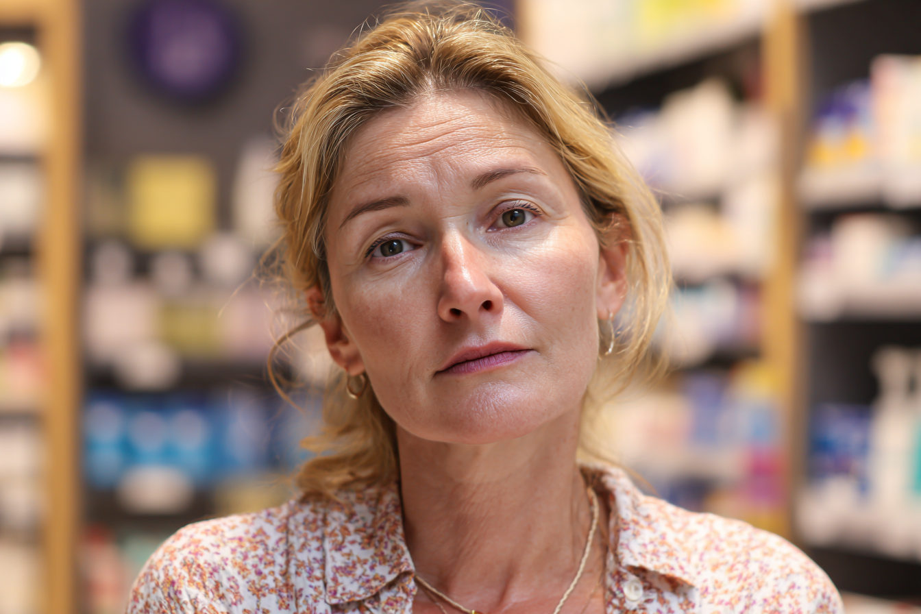 Eine Frau, die geradeaus schaut | Quelle: Midjourney