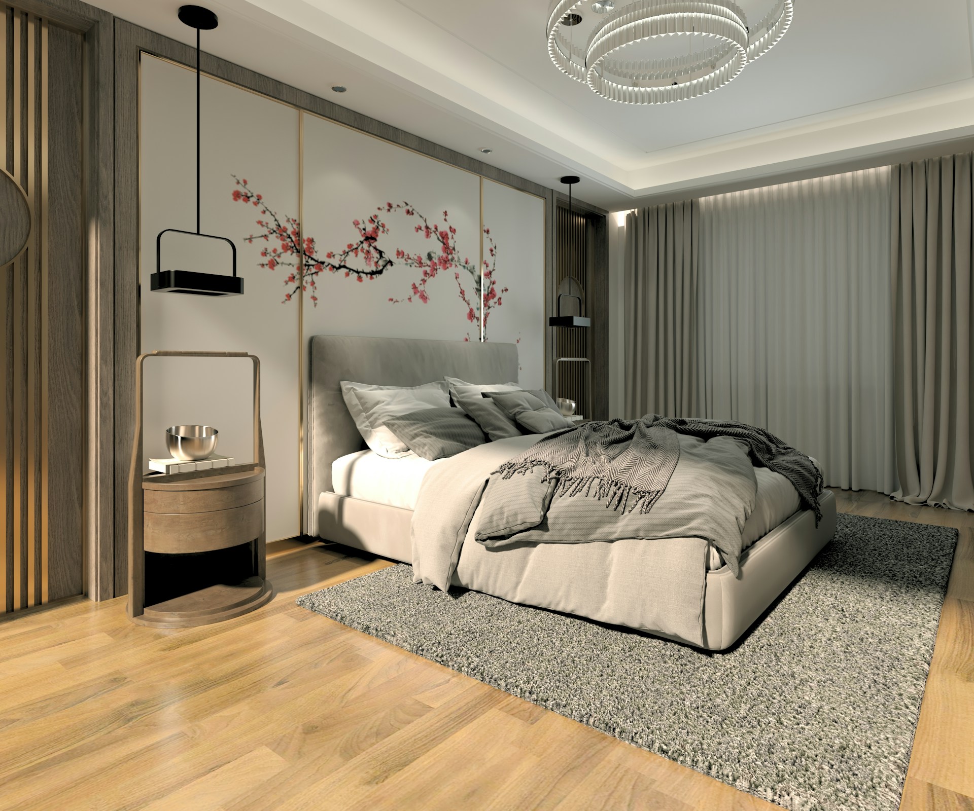 Ein schickes und geräumiges Schlafzimmer | Quelle: Unsplash