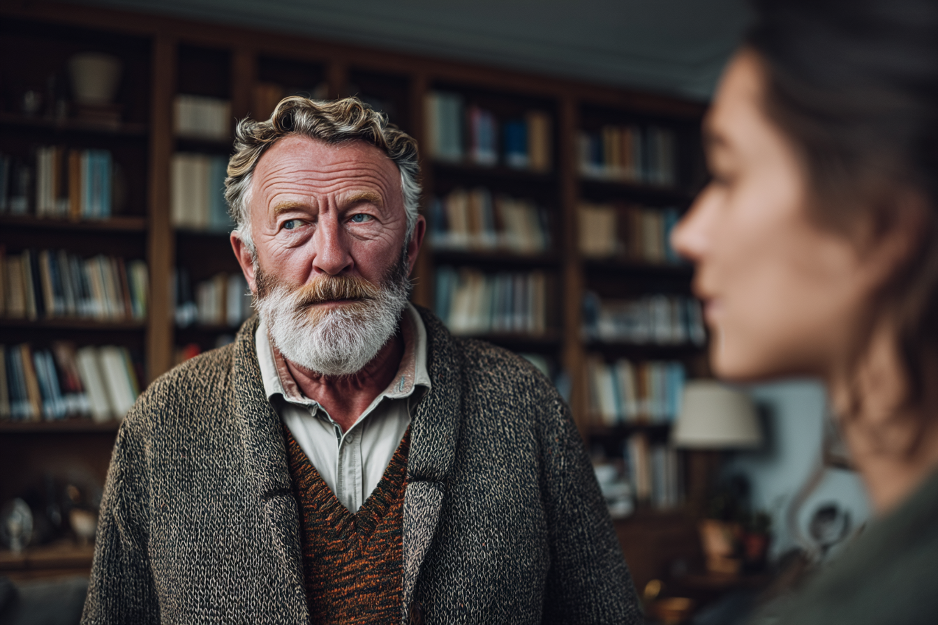 Ein ernster Mann | Quelle: Midjourney
