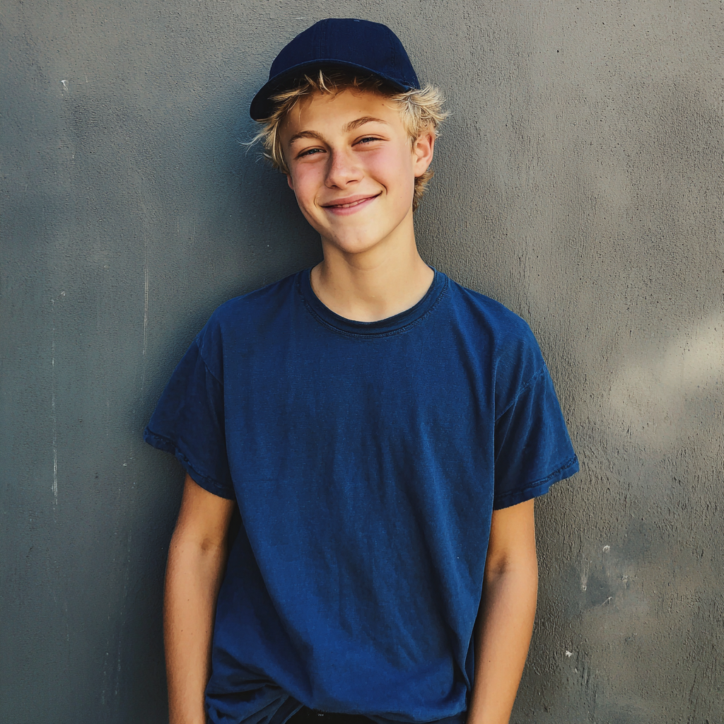 Ein lächelnder Junge im Teenageralter | Quelle: Midjourney